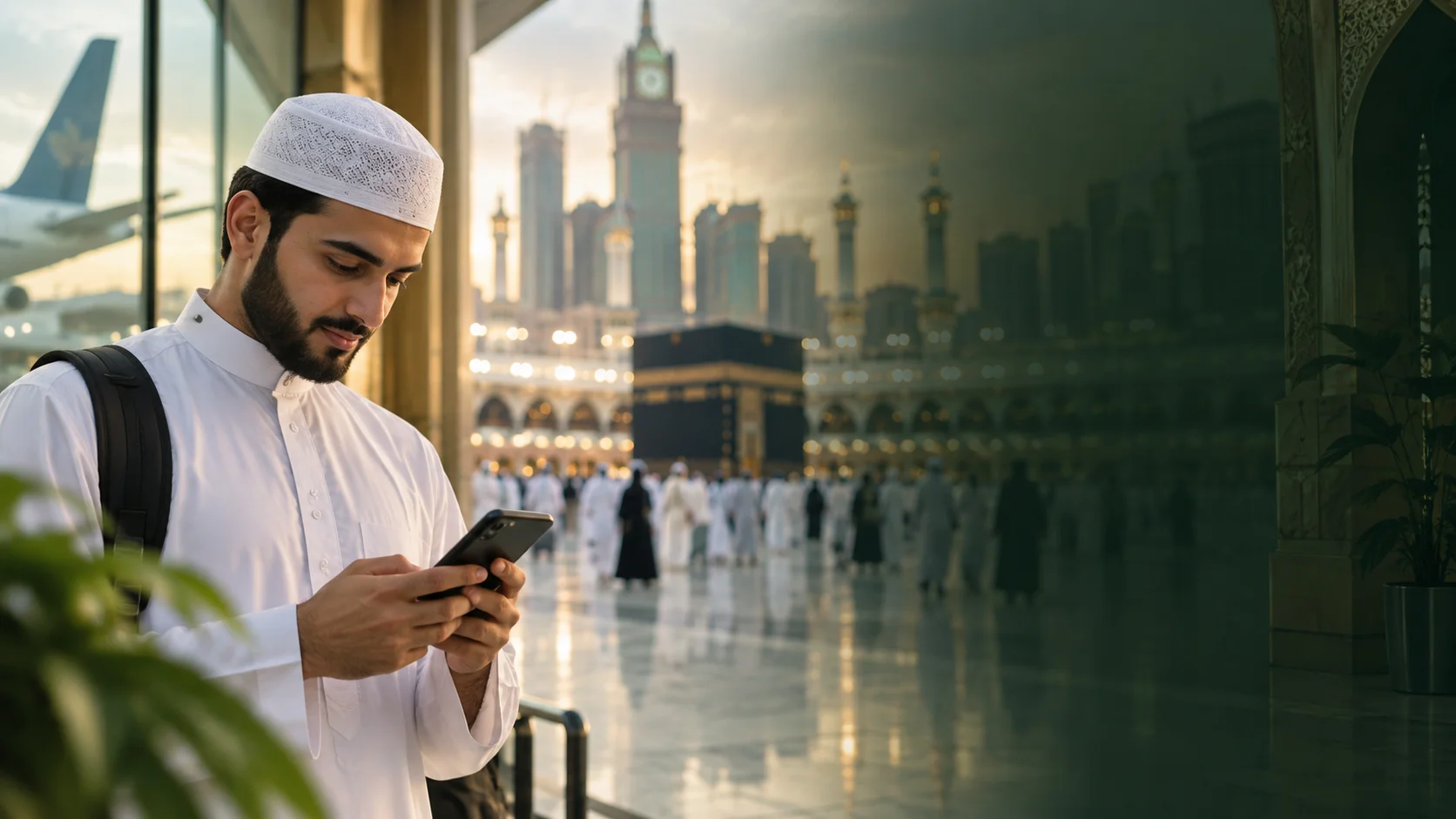Umrah travel support for pilgrims visiting Makkah